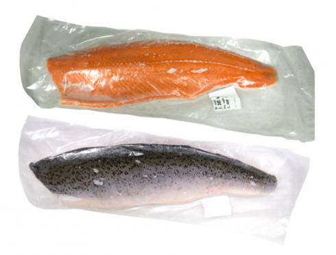 Філе форелі зі шкірою с/м, 2000г+, ДСТУ 4379, 1 кг